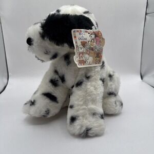 Commonwealth‎ Dalmatian Dog Hug-A-Plush Stuffed Animal Curly 9 Inch Vintage 1990